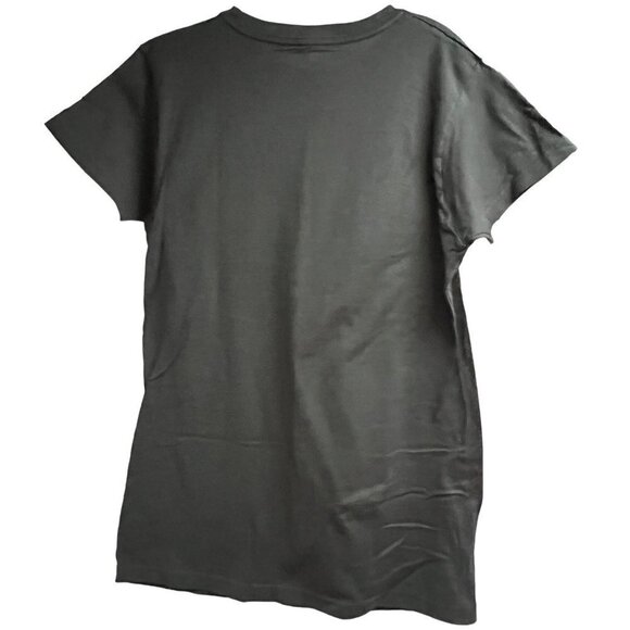 TeeFury Mashup Womens Juniors Gray Graphic T-Shirt 2XL The Interview New - Picture 2 of 3